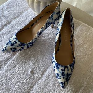 Kelly&Katie Blue Tie-Dye Pump Heels